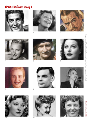 1940s picture quiz preview