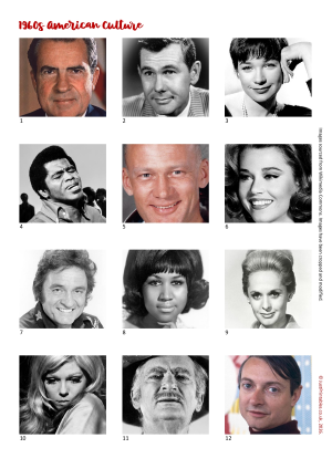 1960s Picture Quiz Sheet Preview
