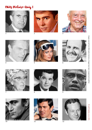 1960s picture quiz preview