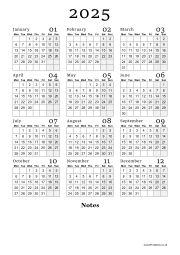 2025 calendar preview