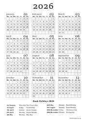 2026 calendar preview