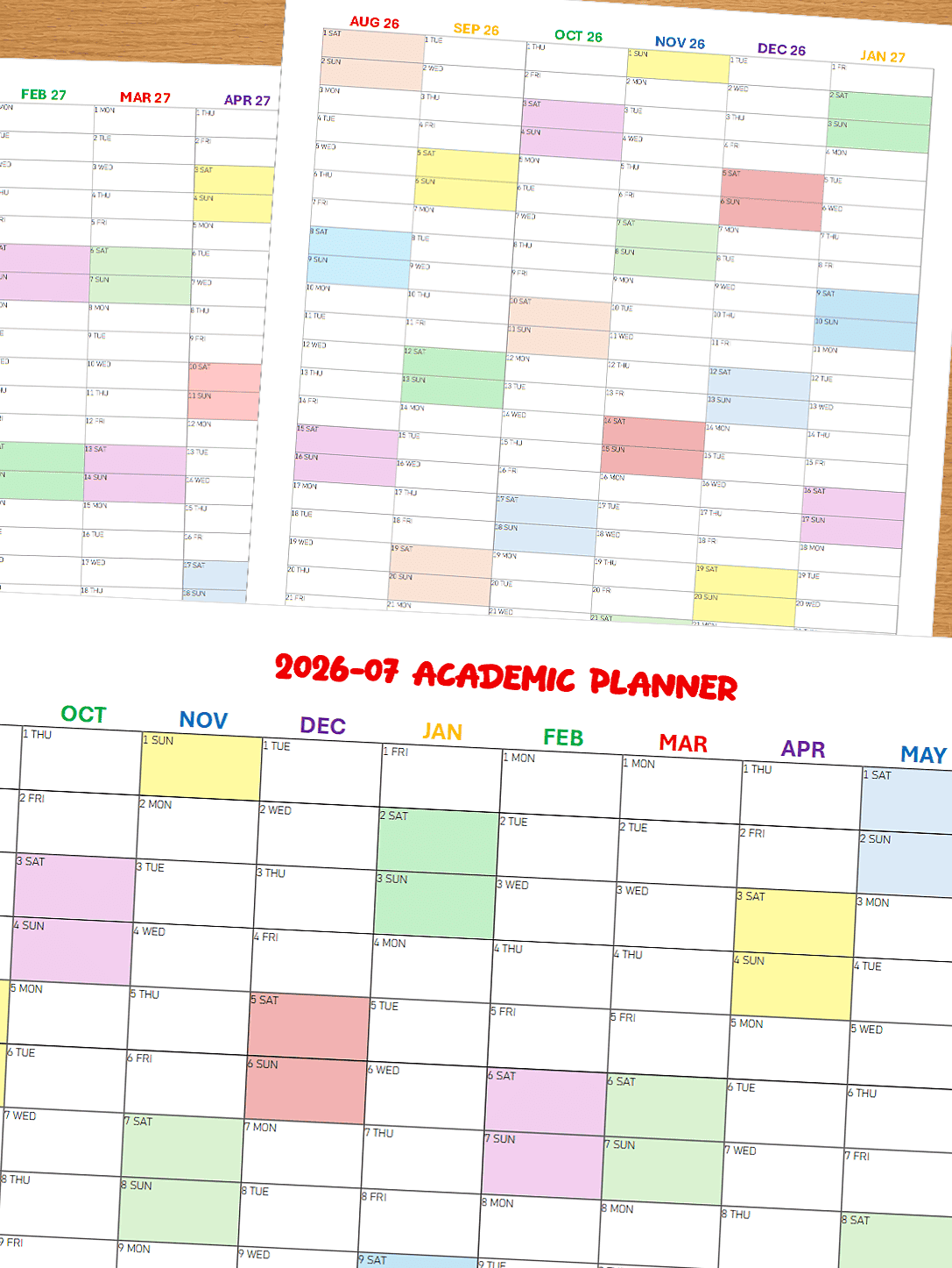 Back to school printables preview