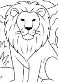 African Animals Colour Page Preview