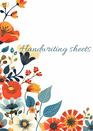 Unlined writing paper