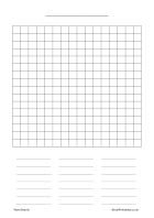 Blank Word Search Word Template Preview