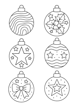 Colour baubles preview