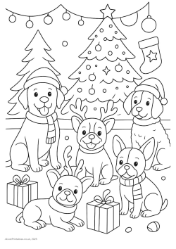 Christmas dogs preview