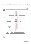Christmas Maze Puzzle Preview