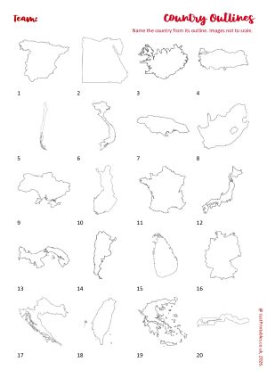 Printable Picture Quiz Sheet Preview