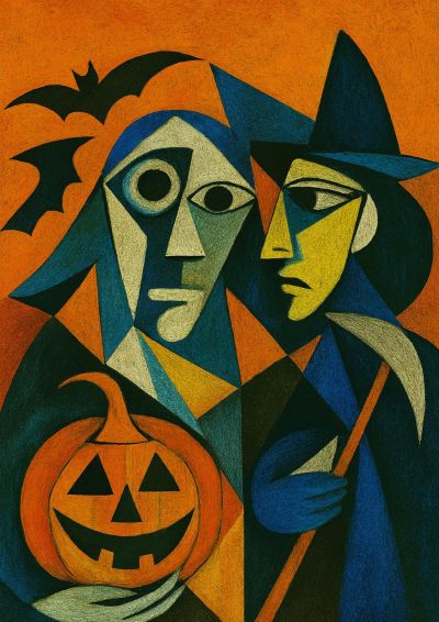 Printable halloween wall art