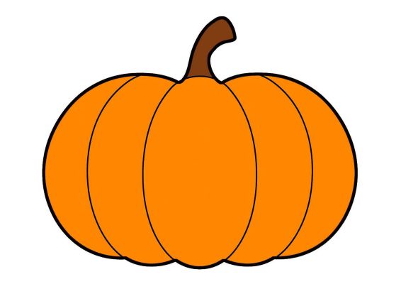 Cut out pumpkin