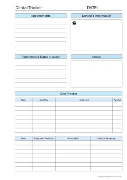 Dentist Tracker Preview