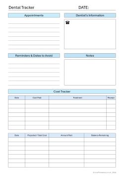 Dentist Tracker Preview