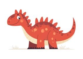 Dinosaur cartoon preview