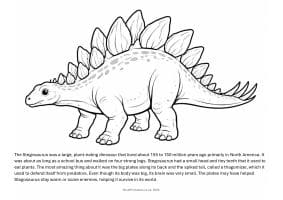 Stegosaurus image and description