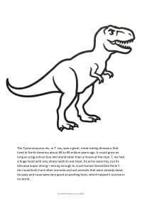 Tyrannosaurus rex image and description