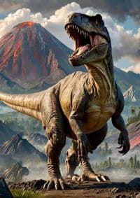 Dinosaur created with AI