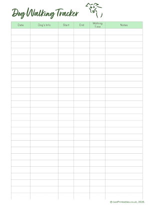 Dog walking tracker preview