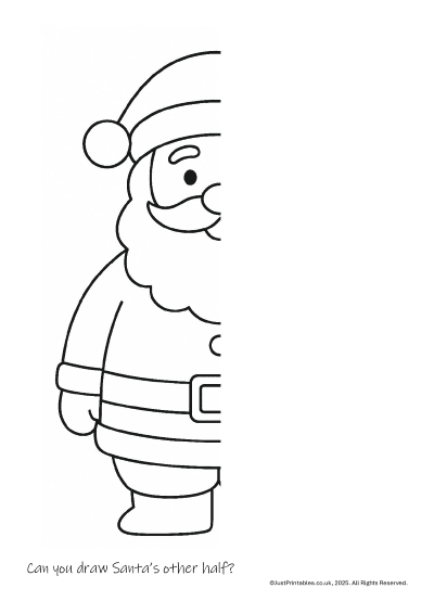 Christmas Drawing Prompt Sheet