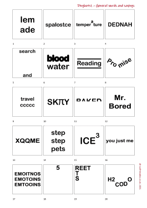 Dingbats Puzzle Preview