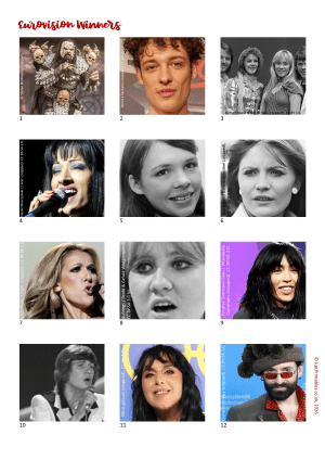 Eurovision Picture Quiz Preview