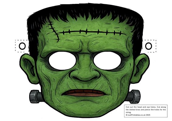 Printable monster mask