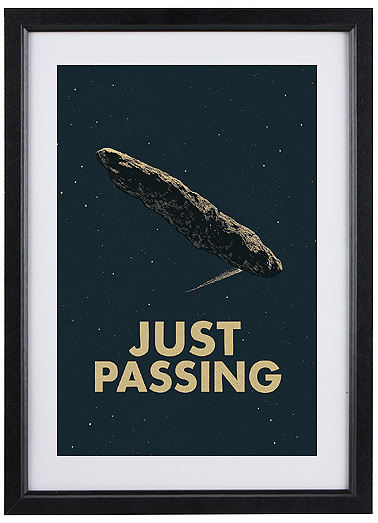 Example Free Printable Wall Art A4 in a frame