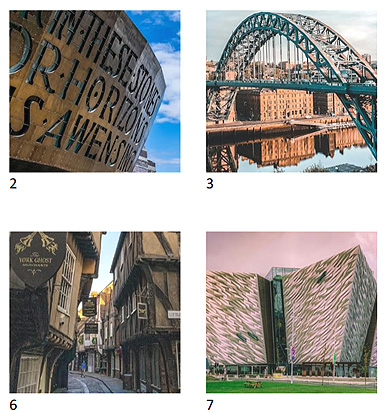 Printable geography picture quiz PDF preview