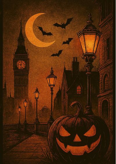 Halloween London poster