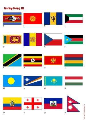 Hard Flags Quiz 3