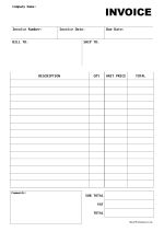Invoice Template Preview