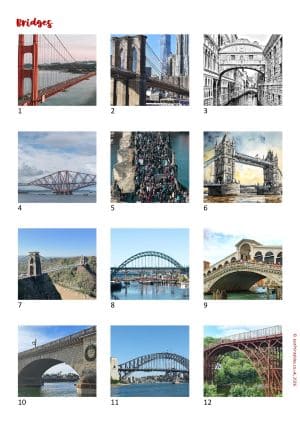 Printable Picture Quiz Sheet Preview