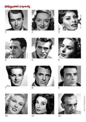Printable Picture Quiz Sheet Preview