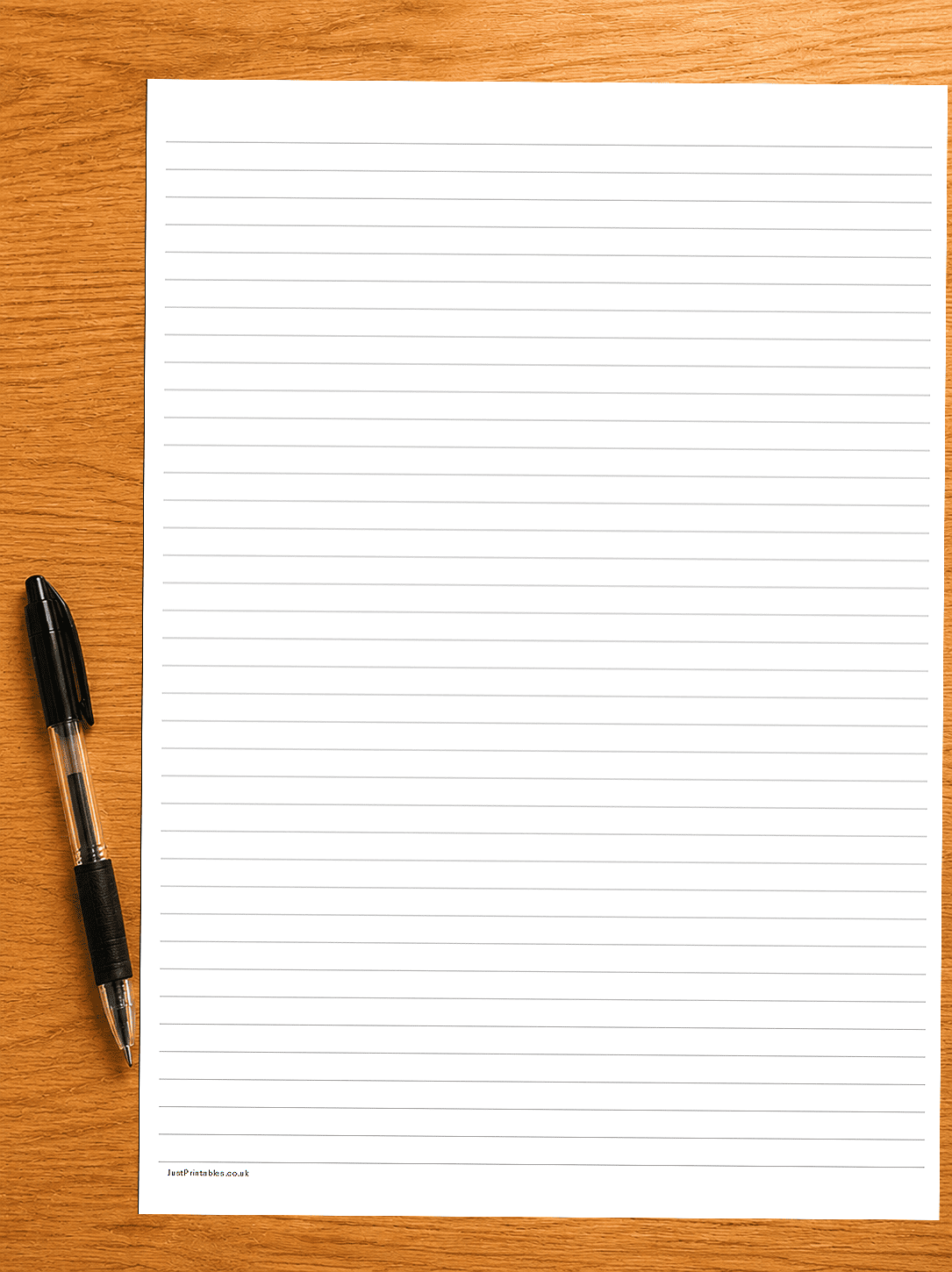 lined paper preview