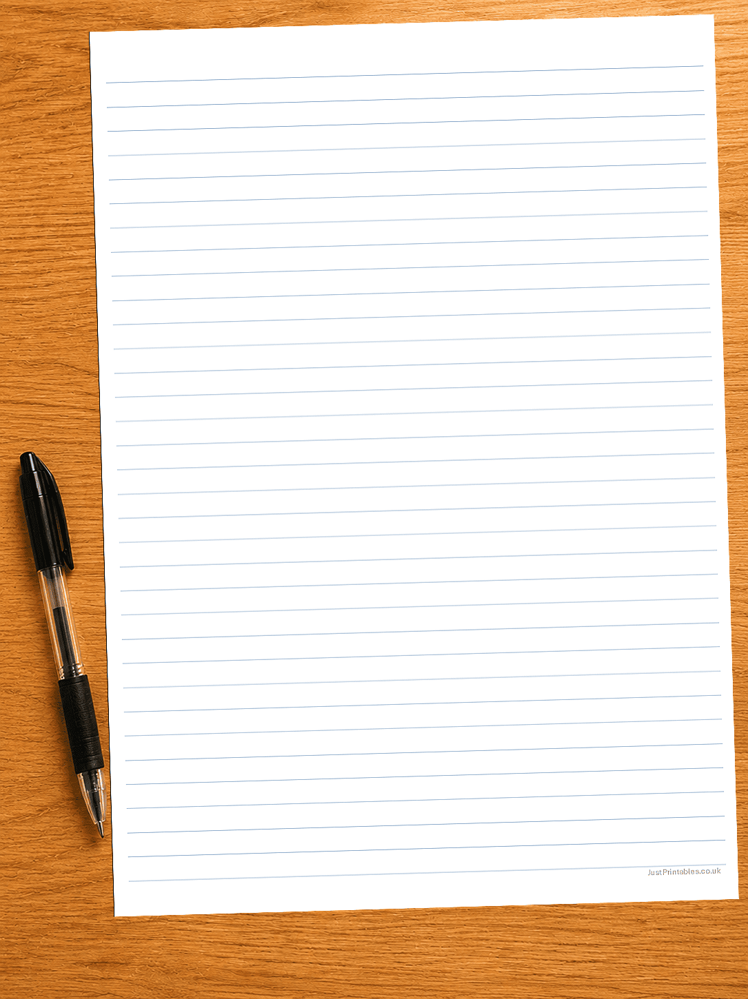 lined paper preview