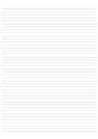 Narrow ruled lined paper with no margin preview