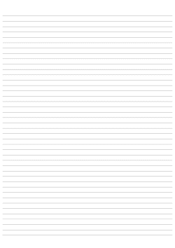Extra narrow ruled lined paper with no margin preview