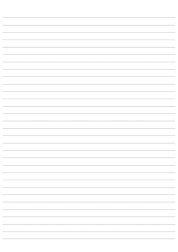 Wide ruled lined paper with no margin preview
