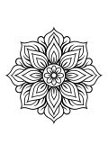 Mandala Colourful Page Preview