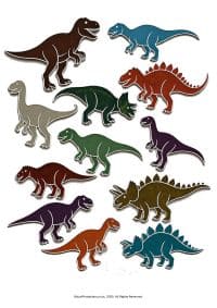 Dinosaurs to cut out