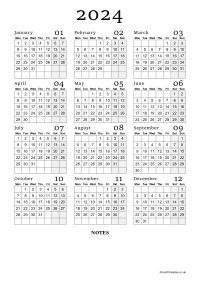 2024 calendar preview
