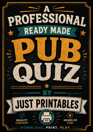 Printable Picture Quiz Sheet Preview