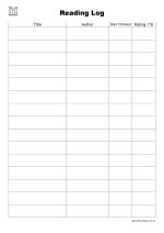 Reading Log Preview