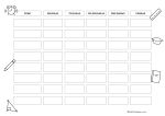 8 period school timetable