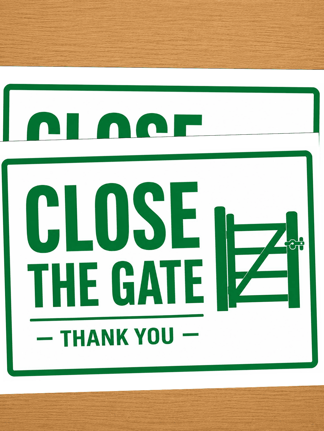 Close the gate