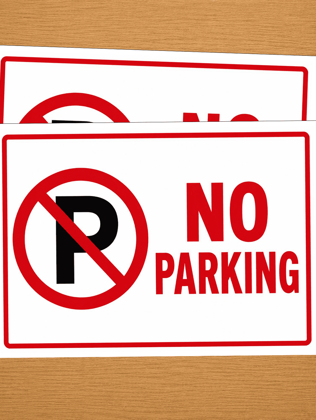 Signs no parking