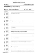 Stop Smoking Planner Preview