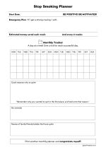 Stop Smoking Planner Preview