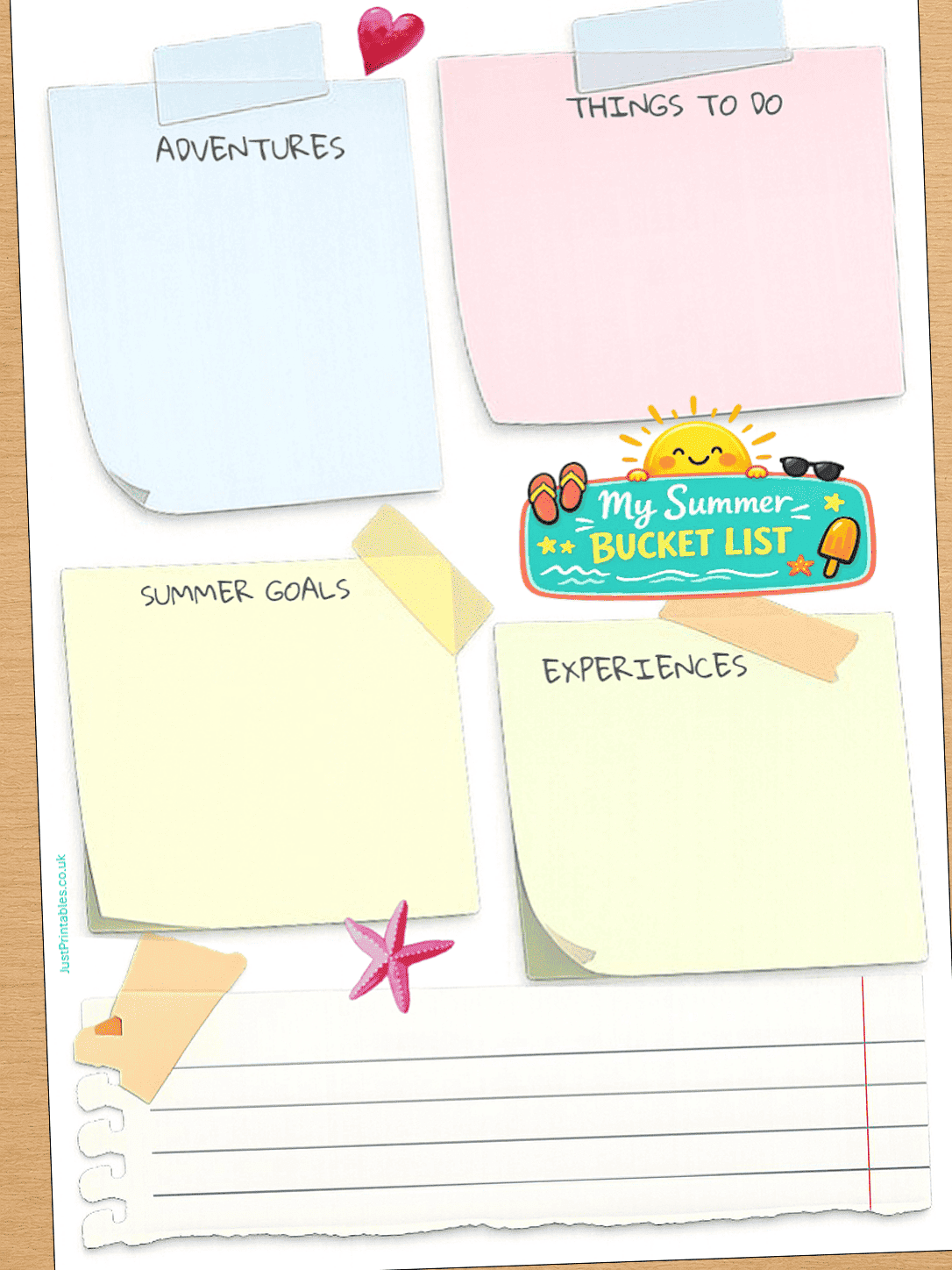 summer bucket list