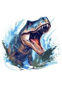 T-rex-roaring image